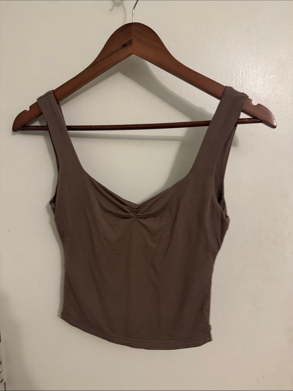 Forefoot Brown Scoop-Neck Tank Top